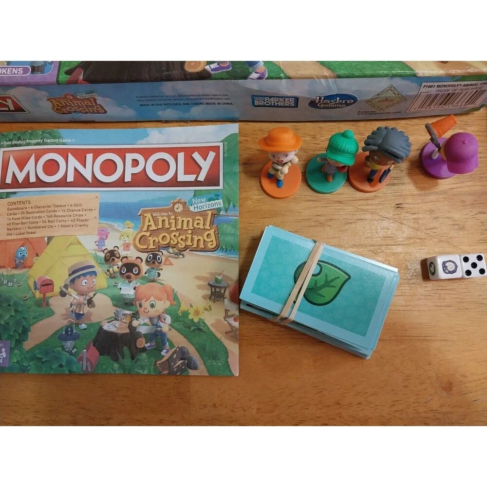 Hasbro Gaming Monopoly Animal Crossing New Horizons Edition Board Game